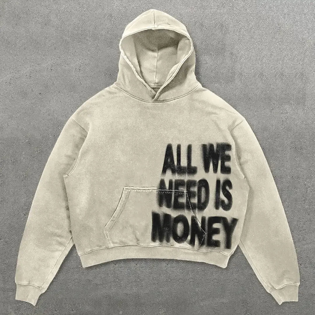 Retro Hoodie Men/Women Graphic Oversized Hoodie