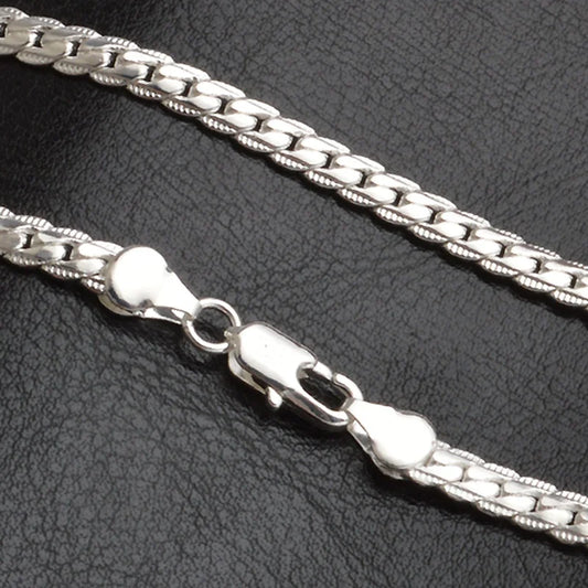 Luxury Silver 5mm Necklace Chain