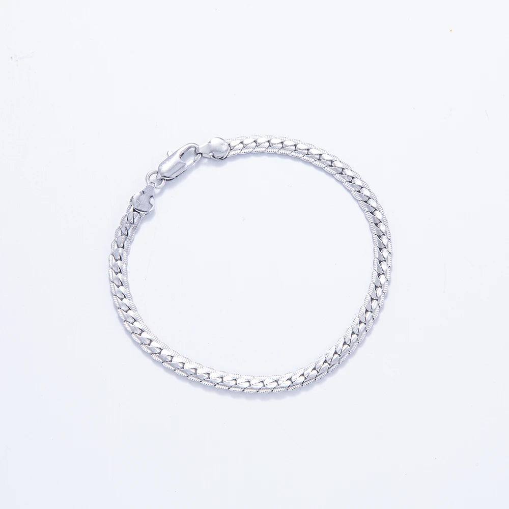 Luxury Silver 5mm Necklace Chain