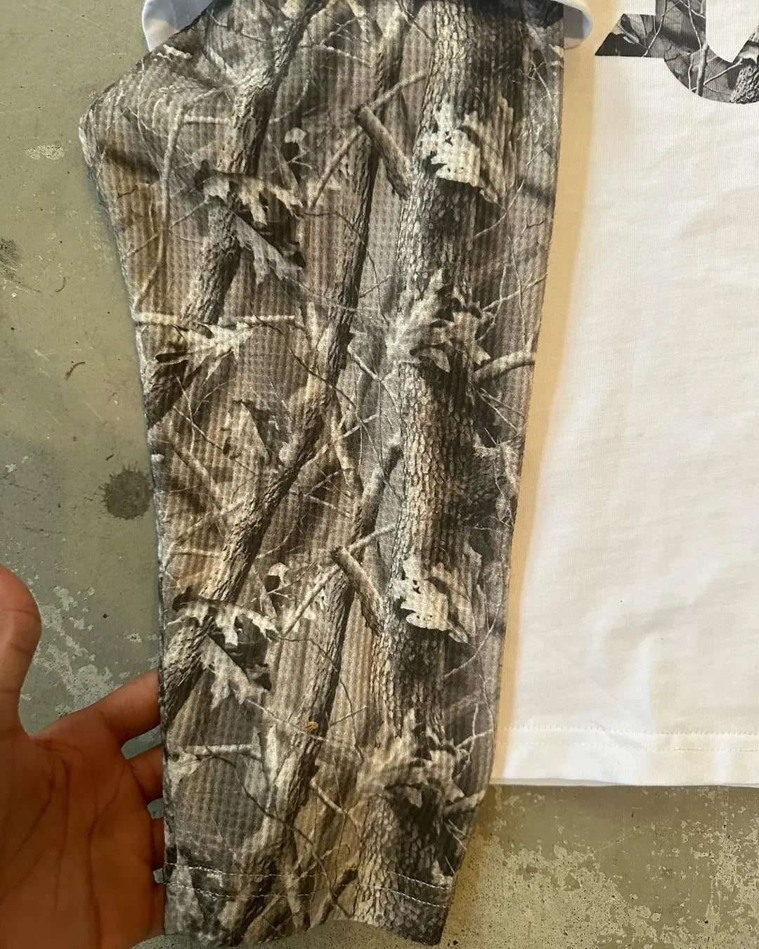Y2k Street Fashion Camouflage Splicing Shirt