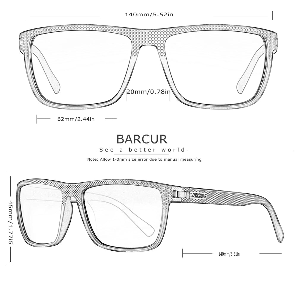 BARCUR Polarized Sunglasses