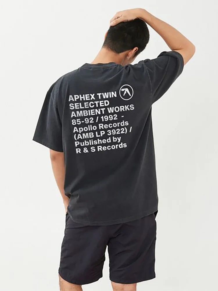 Cotton Graphic Oversized  Short Sleeve Top